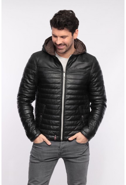 Parka cuir homme : Achetez en ligne une Parka en cuir - Moncuir