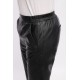 PANTALON JOGPANT CUIR VÉRITABLE BELISSIMA OAKWOOD NOIR 501