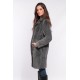 MANTEAU LONG EN FAUSSE FOURRURE A COL REVERS CYBEROAKWOOD GRIS 527