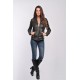 Blouson cuir femme Oakwood Other anthracite 530