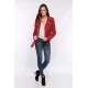 Blouson cuir Nubuck femme Oakwood Please Rouge 538