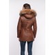 DOUDOUNE LONGUE POPPING OAKWOOD FEMME COGNAC 507