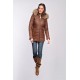 DOUDOUNE LONGUE POPPING OAKWOOD FEMME COGNAC 507