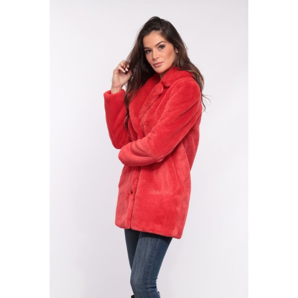 MANTEAU EN FAUSSE FOURRURE USER OAKWOOD FEU 509