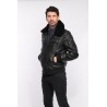 BLOUSON CUIR RAFAL YCON REDSKINS NOIR