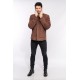 BLOUSON LCWESTERN SCHOTT MARRON