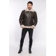  Blouson bombardier homme Schott LC 1259 marron