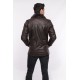 BLOUSON CUIR LCMAINE SCHOTT MARRON