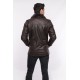 BLOUSON CUIR LCMAINE SCHOTT MARRON