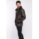 BLOUSON CUIR LCMAINE SCHOTT MARRON