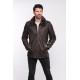 BLOUSON CUIR LCMAINE SCHOTT MARRON