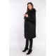 Manteau en laine reversible Oakwood Yale Bi noir et gris