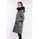 Manteau en laine reversible Oakwood Yale Bi noir et gris