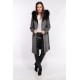 Manteau en laine reversible Oakwood Yale Bi noir et gris