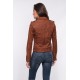 Blouson cuir Nubuck femme Oakwood Please Rouge 538