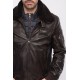 BLOUSON CUIR RAFAL YCON REDSKINS MARRON