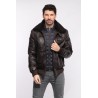 BLOUSON CUIR RAFAL YCON REDSKINS MARRON