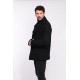 Manteau cyclone 2 de Schott en laine homme dark navy