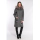 Manteau en laine reversible Oakwood Yale Bi square carreaux gris 637