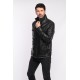 VESTE EN CUIR HOMME ANDERSON DAYTONA NOIR