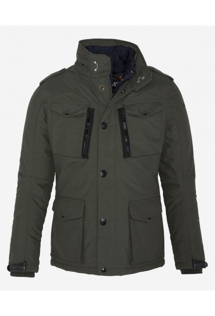 Veste 3/4 Field de Schott en nylon homme kaki