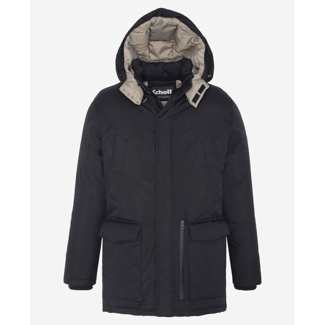 parka a capuche homme