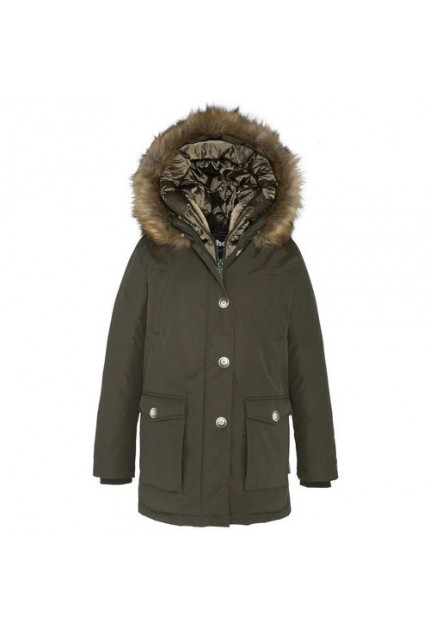 parka femme en cuir