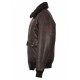 BLOUSON AVIATEUR EN CUIR VERITABLE ANDERSEN OAKWOOD MARRON 502