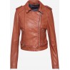 Blouson cuir femme Oakwood Kyoto cognac 507