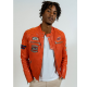 BLOUSON CUIR RAFAL YCON REDSKINS MARRON