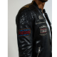 VESTE CUIR NITRO BARCELONA NAVY BLUE