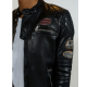 VESTE CUIR NITRO BARCELONA NAVY BLUE