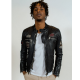VESTE CUIR NITRO BARCELONA NAVY BLUE