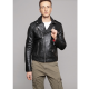 VESTE CUIR RYDE BARCELONA BLACK