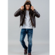 VESTE CUIR RYDE BARCELONA BLACK