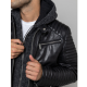 VESTE CUIR BYRON MOJITO MARRON
