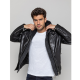 VESTE CUIR BYRON MOJITO MARRON
