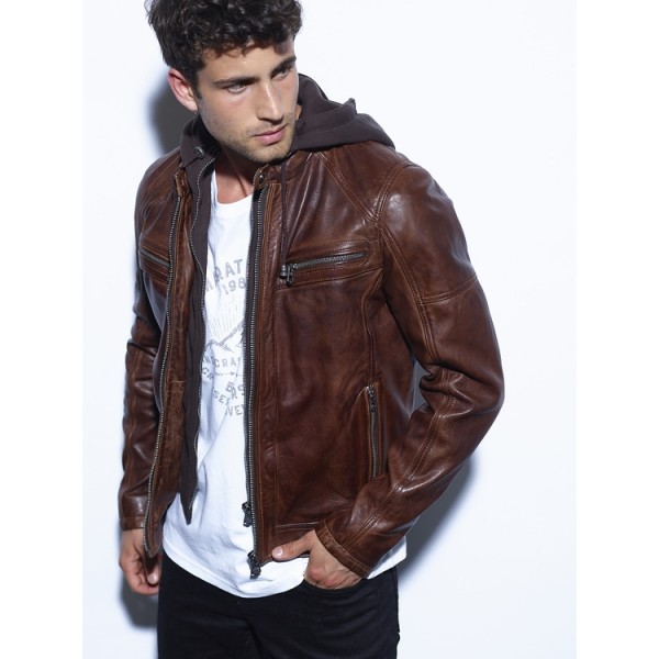 BLOUSON CUIR VINTAGE BISHOP DAYTONA