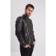 BLOUSON CUIR GAFINO COL MOTARD DAYTONA